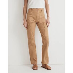 Madewell Garment Dyed 90’s Straight Cargo Pant Tan Size 24